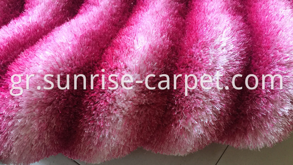 Polyester Elastic Yarn 3d Carpet Rug